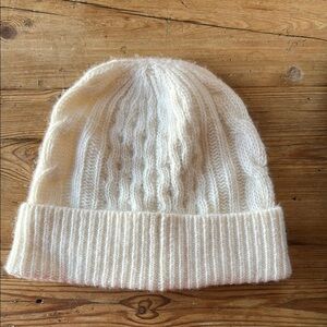 Cozy Cream Knit Beanie